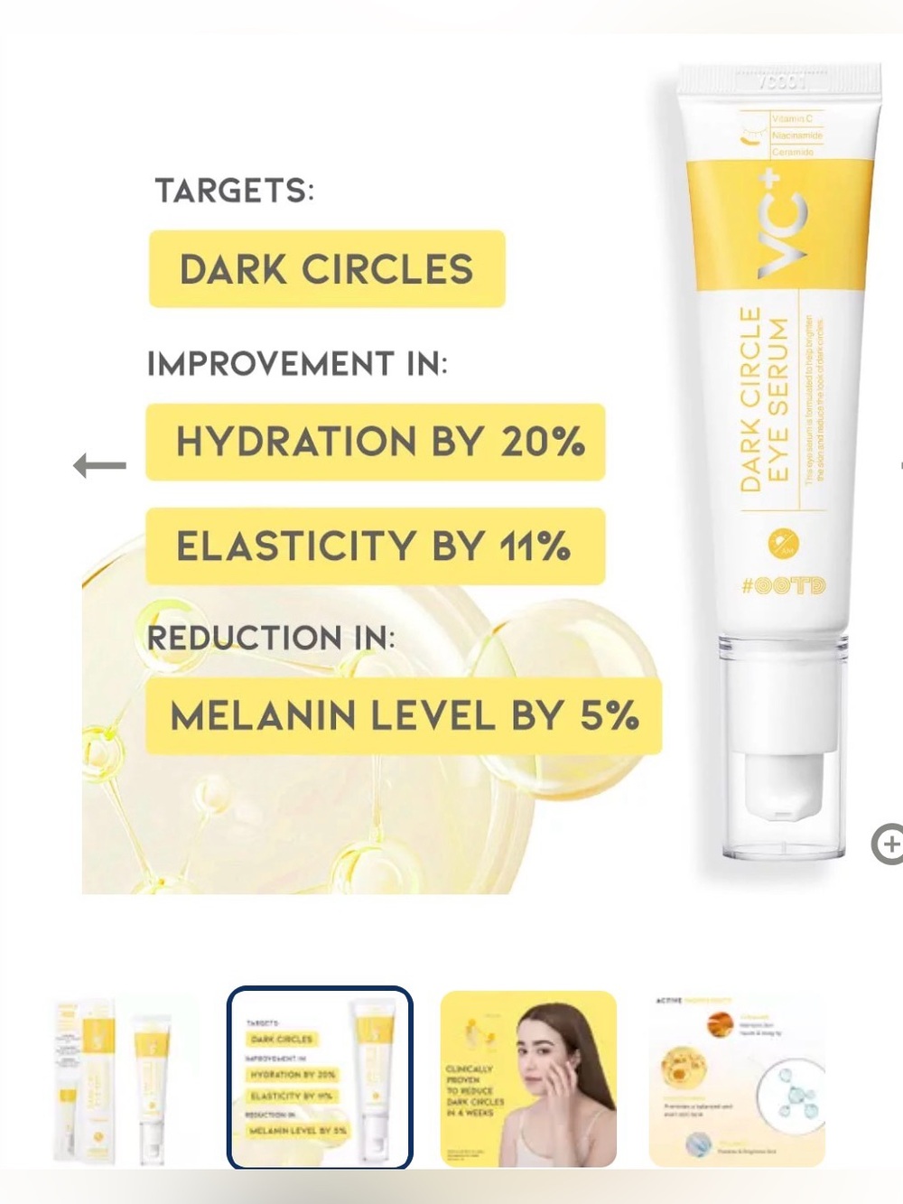 Korean skin care 🙌🏽 Dark Circle Eye Serum. So good! Dramatically improves!